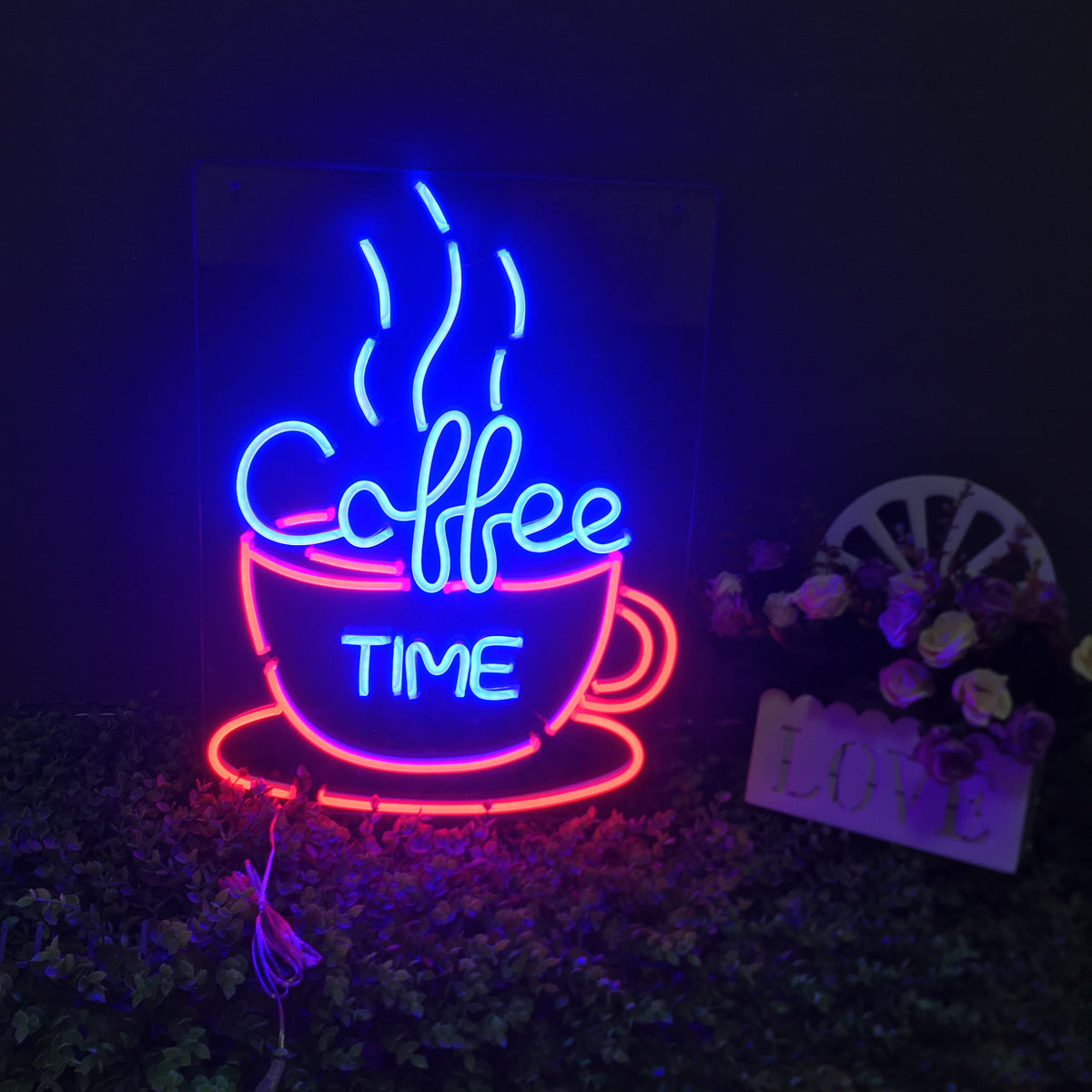 Coffee Time Led Neon Sign Shop Decor Sign