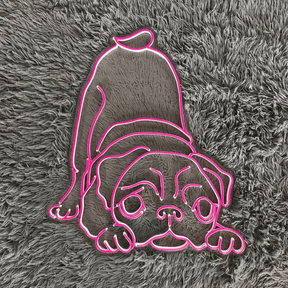 Pug Dog Led Neon Sign