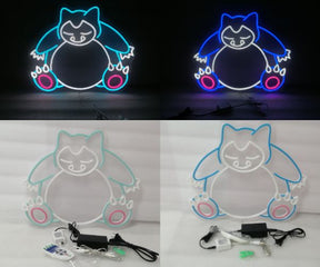 Snorlax Pokemon LED Neon Sign Anime Neon Sign