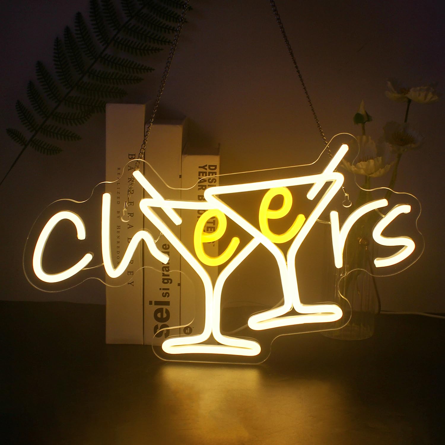 Cheers Neon Sign for Pub Party Club Bar Decor