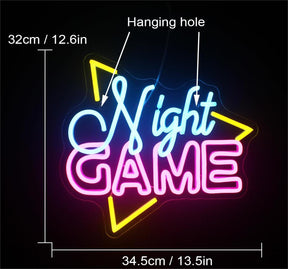 Game Night Neon Sign