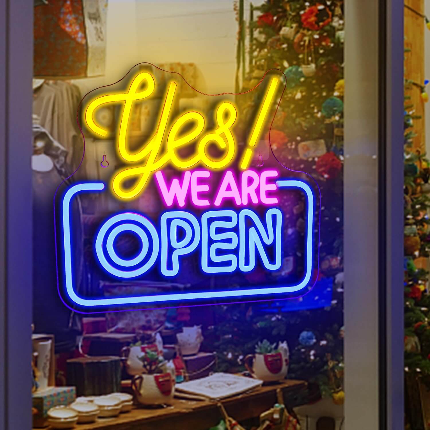 Yes Open Neon Sign Shop&Bar Open Led Sign