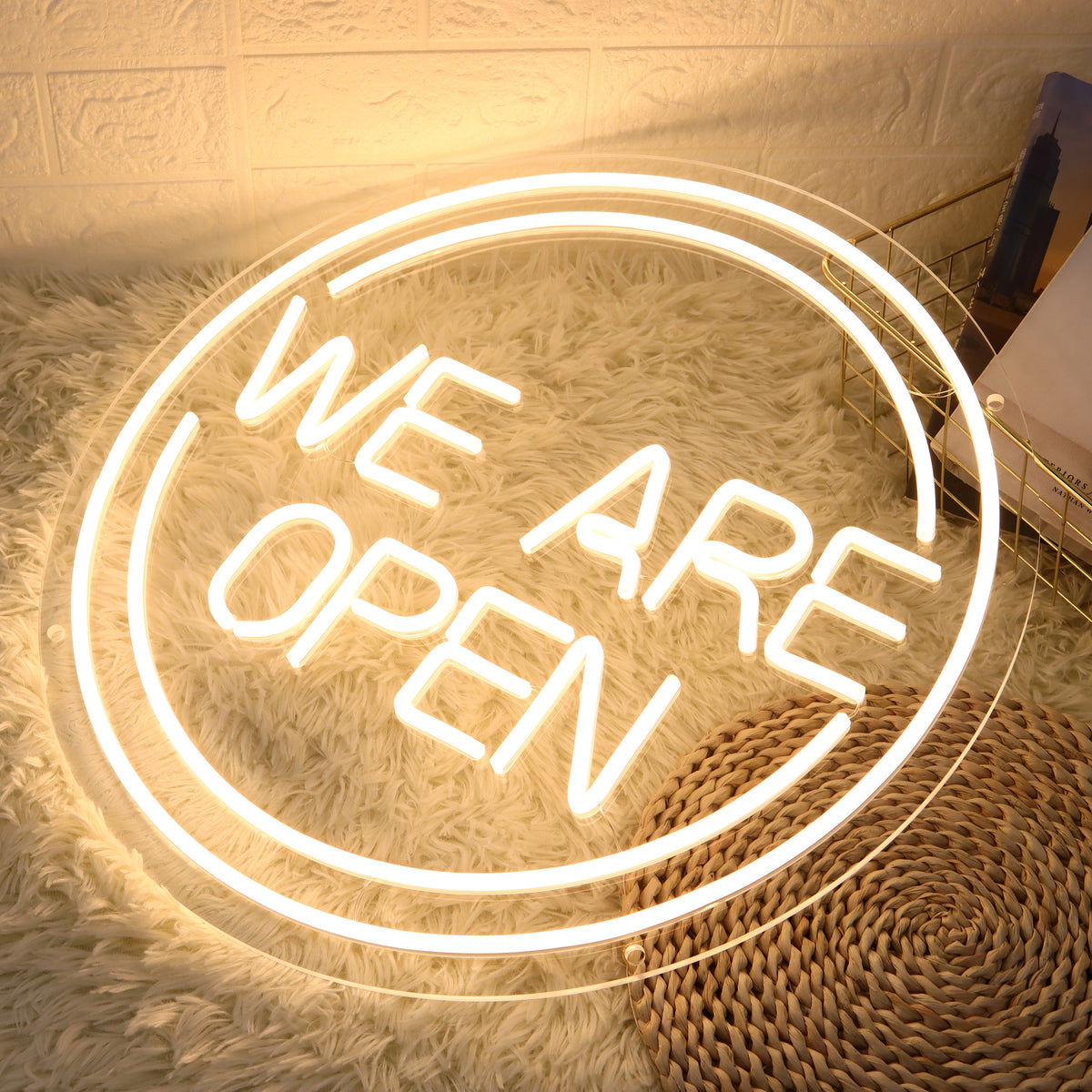We Are Open Neon Sign Shop&Bar Open Led Sign
