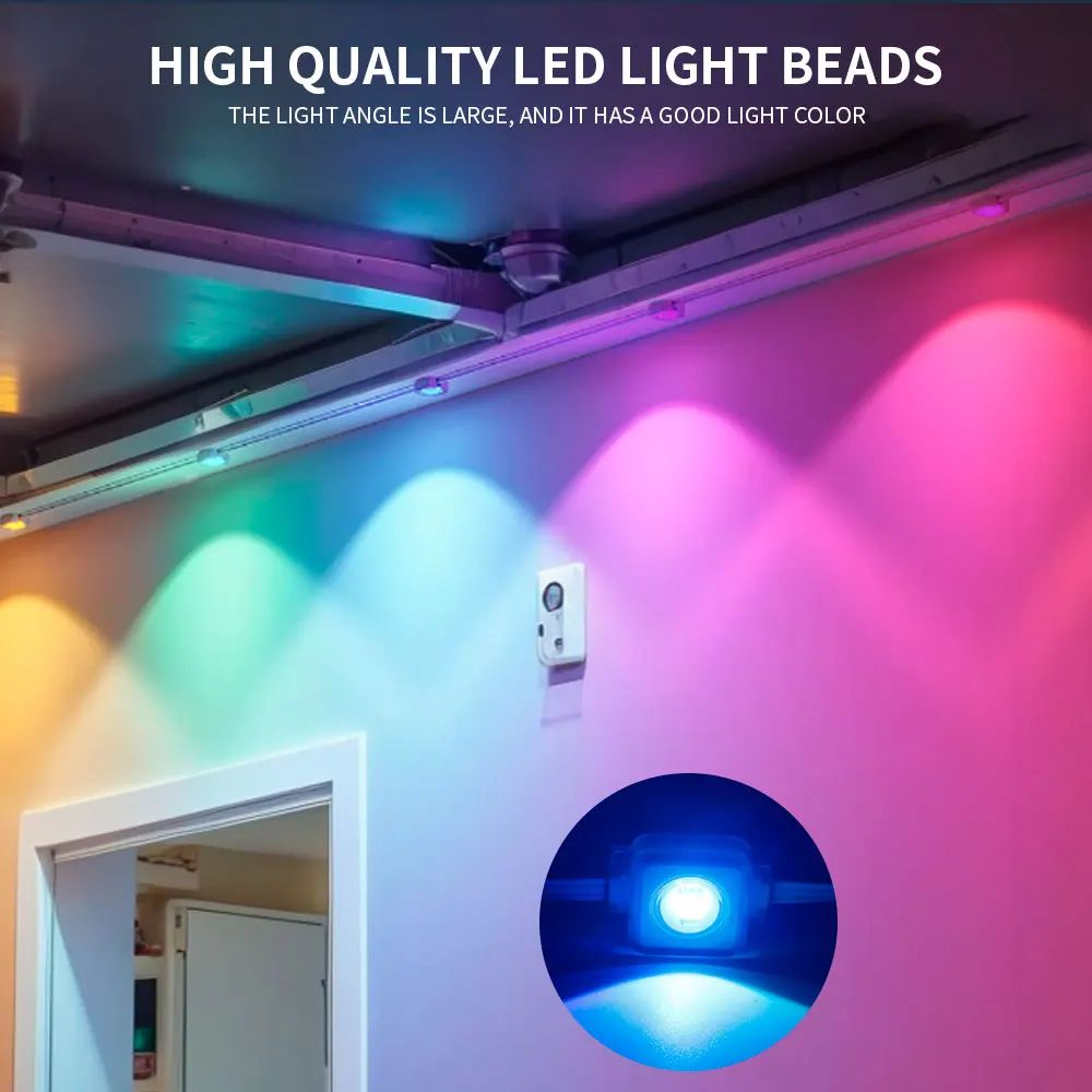 Permanent Smart RGB Outdoor Lights for Halloween  Christmas Decoration