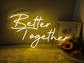 Better Together Neon Sign for Wedding  Party Decoration