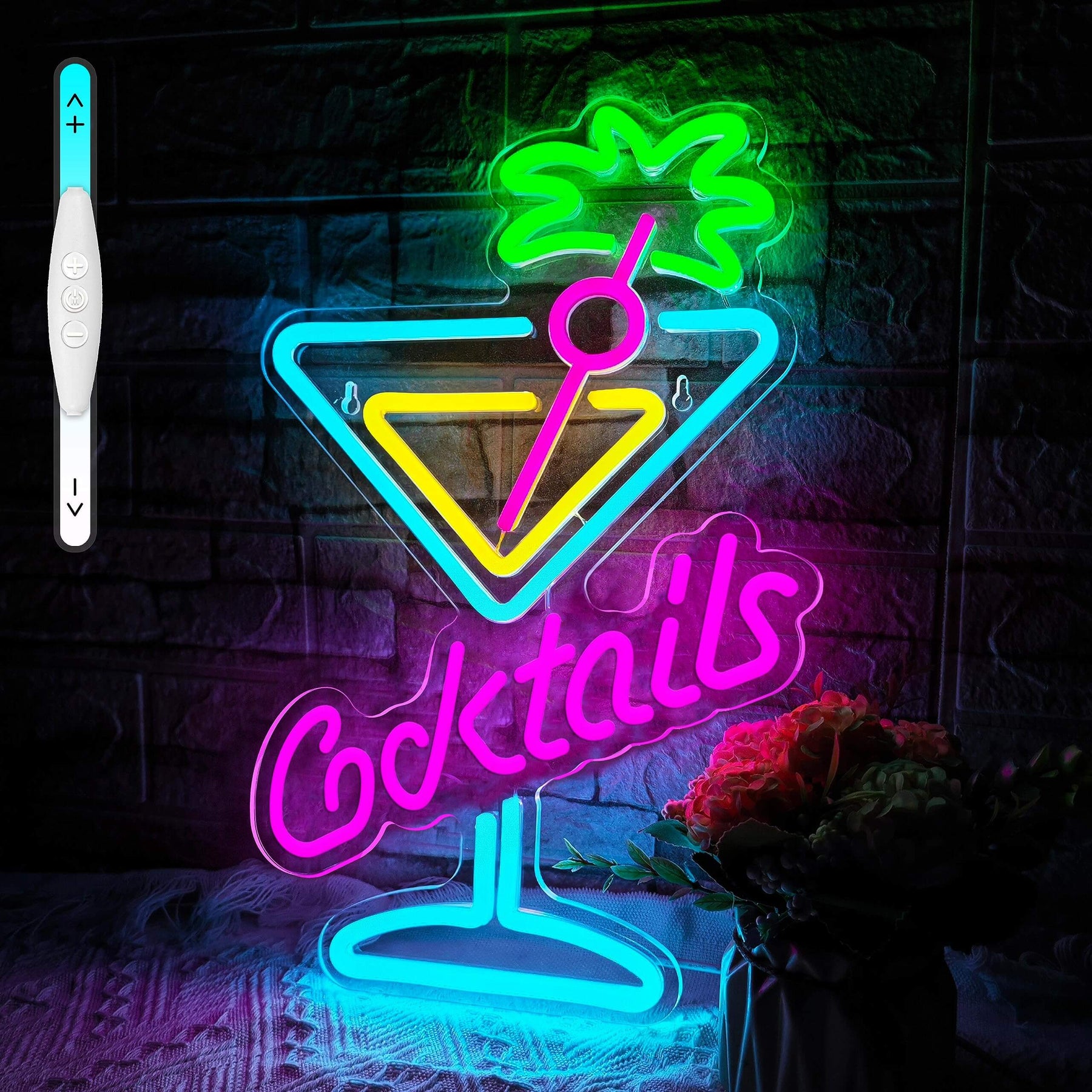 Cocktail Neon Sign for Party&Bar Decor