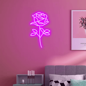 Rose Flower Led Neon Sign