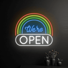 We Are Open LED Neon Sign Shop Decor Neon Sign