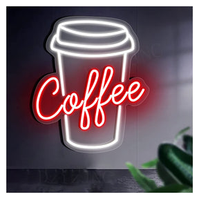 Coffee Led Neon Sign for Bar Decor