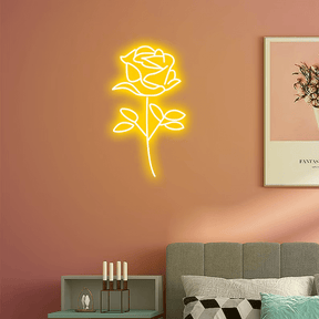 Rose Flower Led Neon Sign