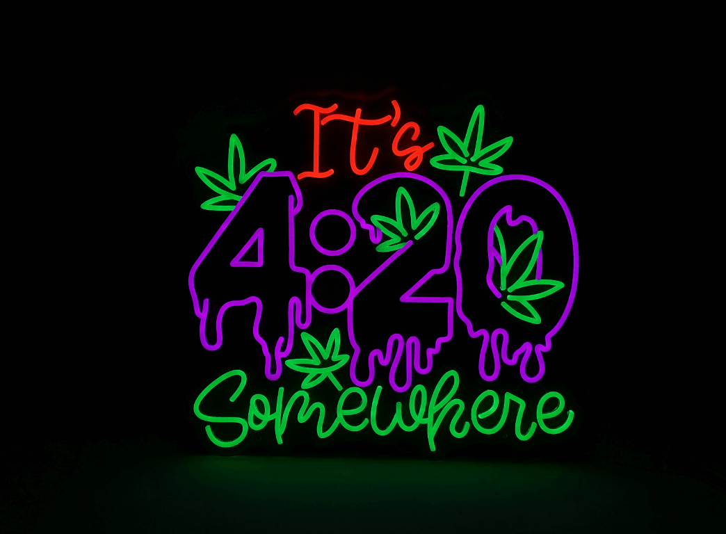 It's 4:20 Somewhere Neon Sign