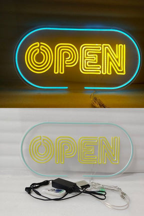 Custom Open Neon Sign for Shop Decor Wall Decor Art