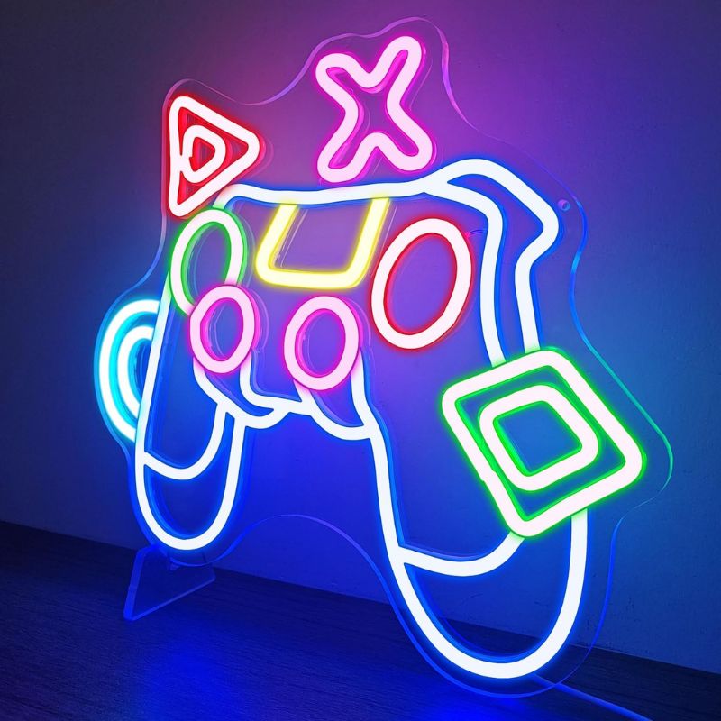 Game Controller Neon Sign Led Neon Sign for Wall Decor