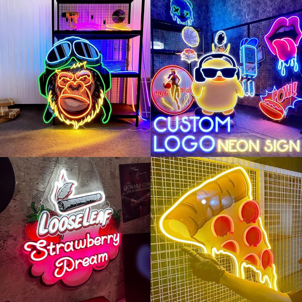 Custom Logo Neon Sign UV Print Neon Sign