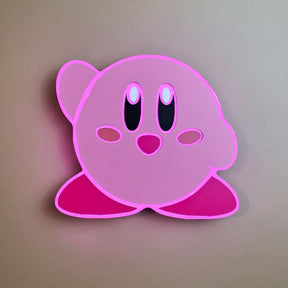 Kirby Cartoon Led Neon Sign Kids Room Wall Decor Sign