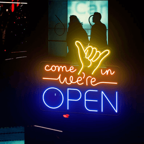 Come in We're Open Sign Bar Led Light Sign