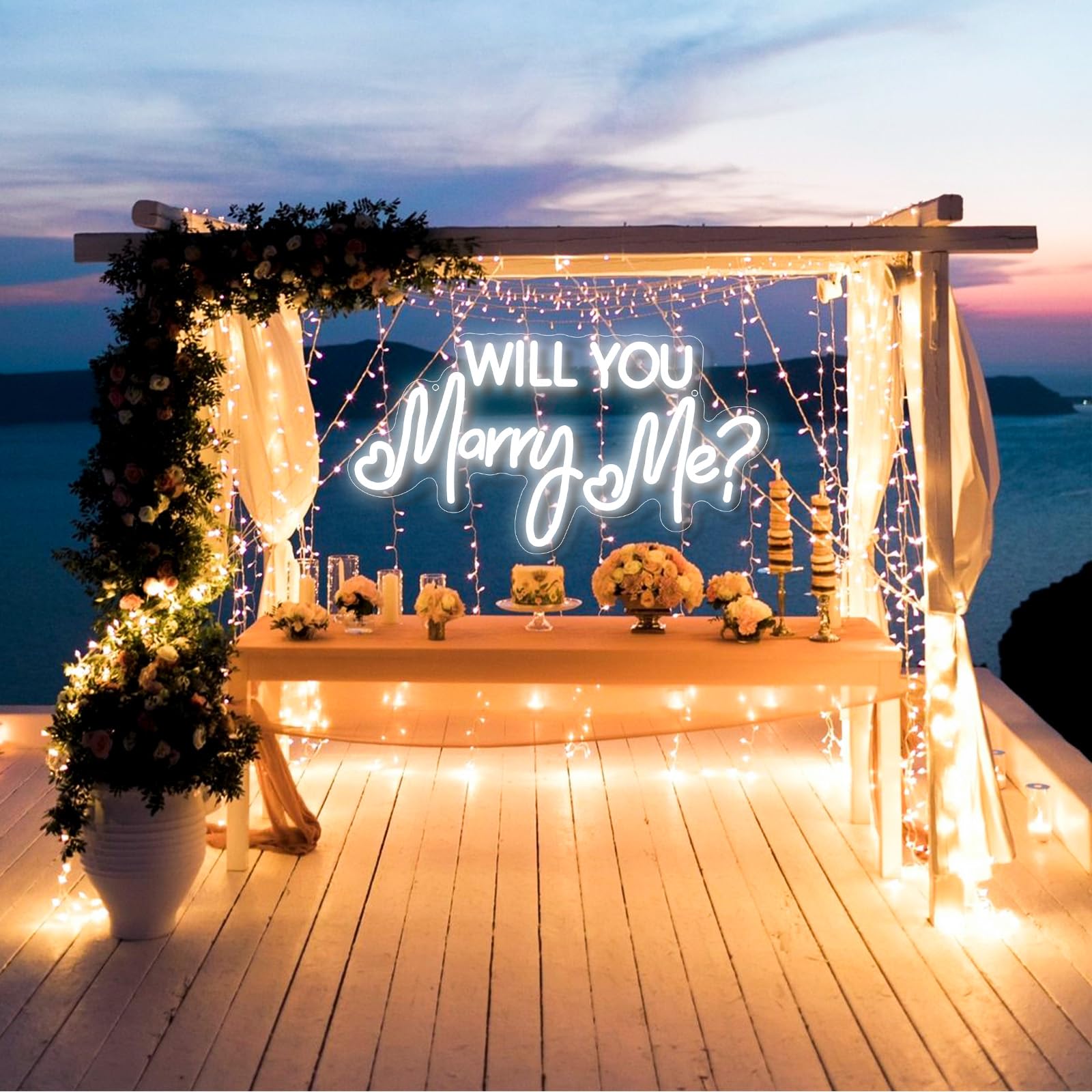 Will You Marry Me Neon Sign