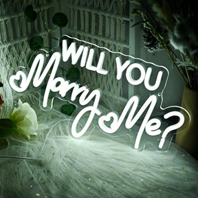 Will You Marry Me Neon Sign