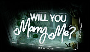 Will You Marry Me Neon Sign