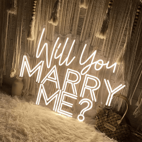 Will You MARRY ME Wedding Neon Sign Proposal Neon Light